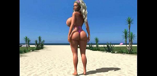  Dailymotion - Babs on the Beach - a Art et Création video